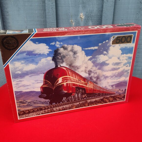 Falcon De-Luxe Steamtrain Puzzle 500 Pieces The Coronation Scot - LMS - - Picture 1 of 6